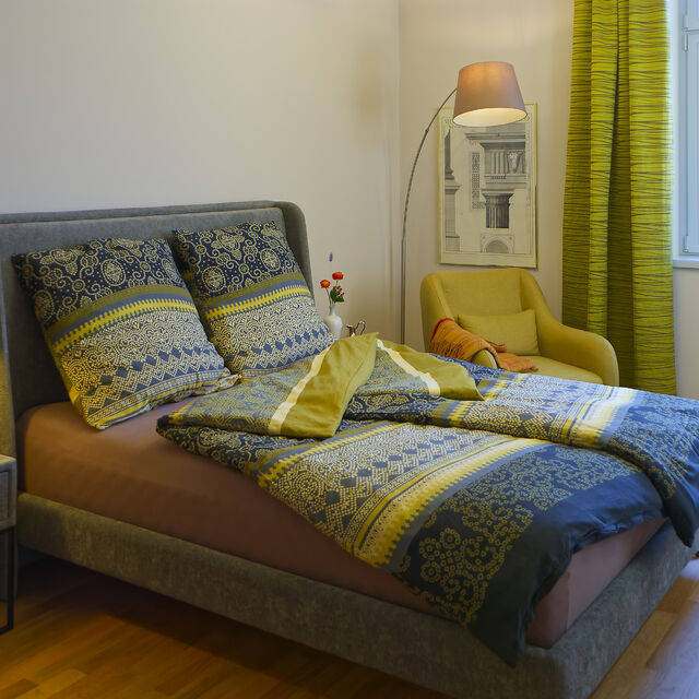 Komfortables Schlafen mit viel Platz, gem&uuml;tlichem Bett und hochwertiger Bettw&auml;sche